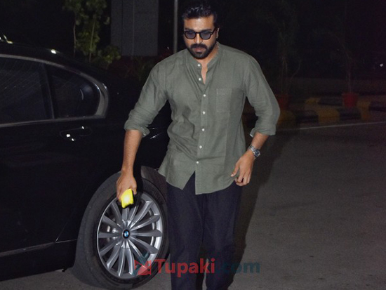 Ram Charan Off To Rajhamundry